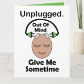 Unplugged Out Of Mind Give Me Sometime Funny カード (正面)