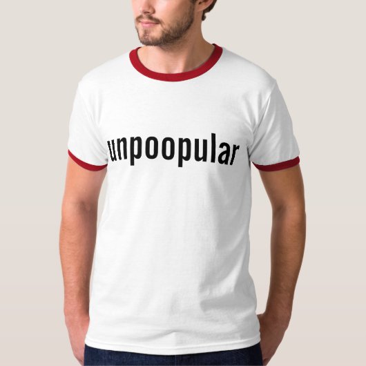 unpoopular tシャツ (正面)