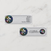 UnPuzzledの自閉症の認識度のプロフィールカード スキニー名刺 (正面/裏面)