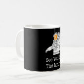 Unqiueビットコインデザイン コーヒーマグカップ (正面左)