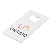 Unraidの栓抜き クレジットカード栓抜き (裏面アングル)
