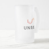 Unraidステイン フロストグラスビールジョッキ (正面右)