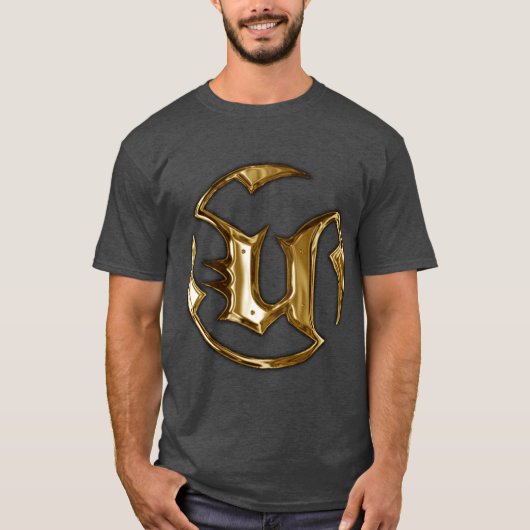 Unreal Tournament ゴールドロゴ Tシャツ (正面)