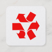 Unrecycle Symbol スクエア名刺 (正面)