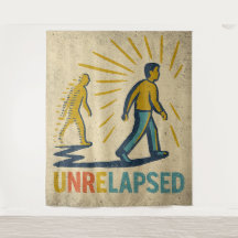 Unrelapsed - Mサイズ (50" x 60") タペストリー