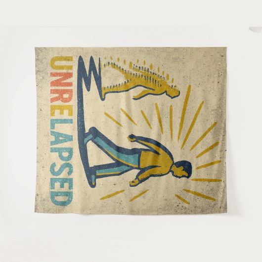 Unrelapsed - Medium (50" x 60") Tapestry タペストリー (正面(横))