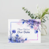 UnSave our Date、Cornflower おもしろい Reverie 案内状 (スタンド正面)