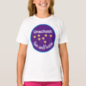 Unschool Liveと学Girl's Tシャツ (正面)