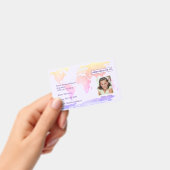 Unschooler Student IDワールドマップ バッジ (手持ち)