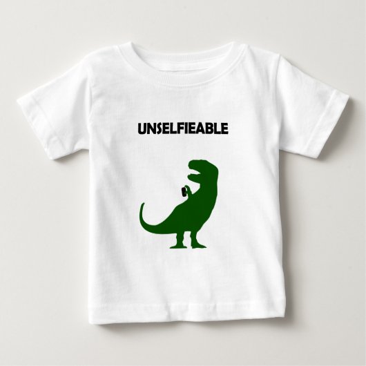 UnselfieableのTレックス ベビーTシャツ (正面)