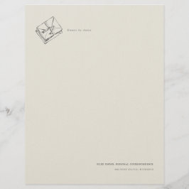 Unsent Letter- Jane Austen Inspired Letterhead レターヘッド
