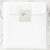 Unsent Letters- Regency Correspondence スクエアシール (バッグ)