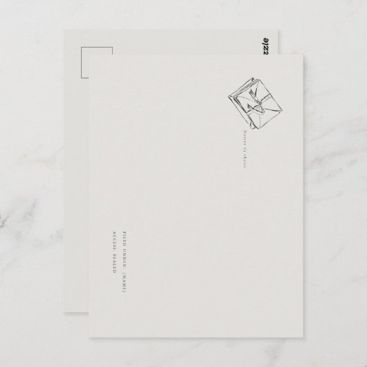 Unsent Letters- Regency Correspondence ポストカード (正面/裏面)