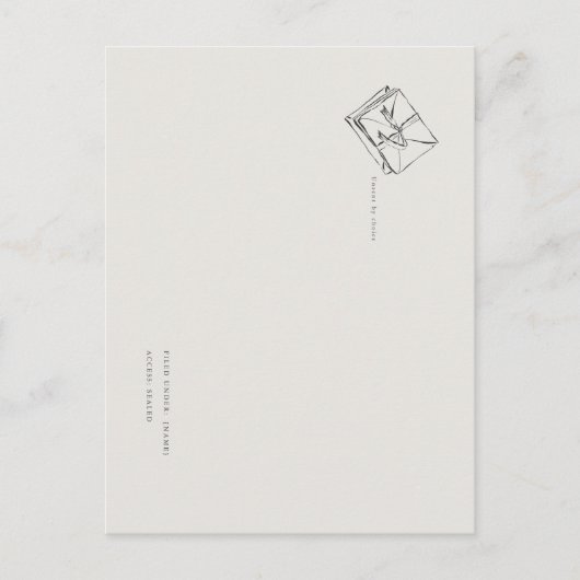 Unsent Letters- Regency Correspondence ポストカード (正面)