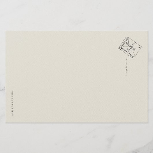 Unsent Letters- Regency Correspondence 便箋 (正面)