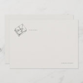 Unsent Letters- Regency Correspondence Flat Card (正面/裏面)