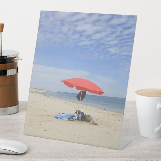 UNSER Sonnenschirm -  台座サイン (インサイチュ)