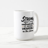 Unshakable in the Storm コーヒーマグカップ (正面右)