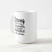Unshakable in the Storm コーヒーマグカップ (正面左)