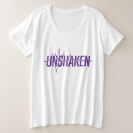 UNSHAKEN - てんかん啓発パープルデーデザイン プラスサイズTシャツ