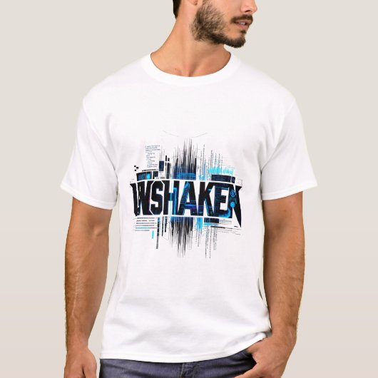 UNSHAKEN サイバーパンクゲーマーTシャツ Tシャツ (正面)