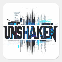 UNSHAKEN サイバーパンクステッカー スクエアシール