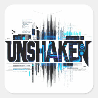 UNSHAKEN サイバーパンクステッカー スクエアシール