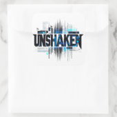 UNSHAKEN サイバーパンクステッカー スクエアシール (バッグ)