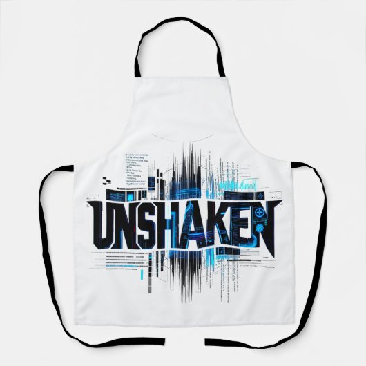 "Unshaken" サイバーパンク エプロン (正面)