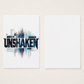 UNSHAKEN サイバーパンク プロフィールカード (正面&裏面)