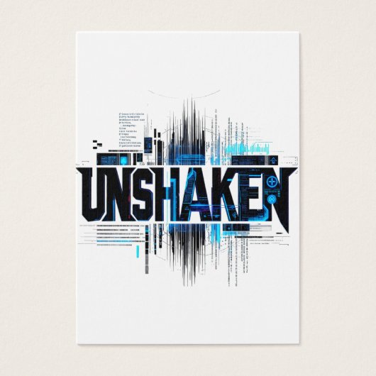UNSHAKEN サイバーパンク プロフィールカード (正面)