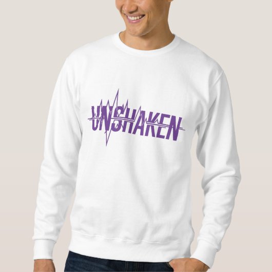 UNSHAKEN – Epilepsy Awareness Purple Day Design スウェットシャツ (正面)