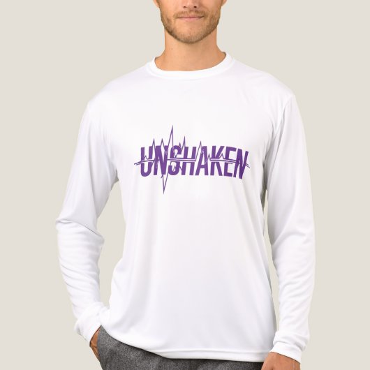 UNSHAKEN – Epilepsy Awareness Purple Day Design トライブレンドＴシャツ (正面)