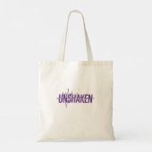 UNSHAKEN – Epilepsy Awareness Purple Day Design トートバッグ (裏面)
