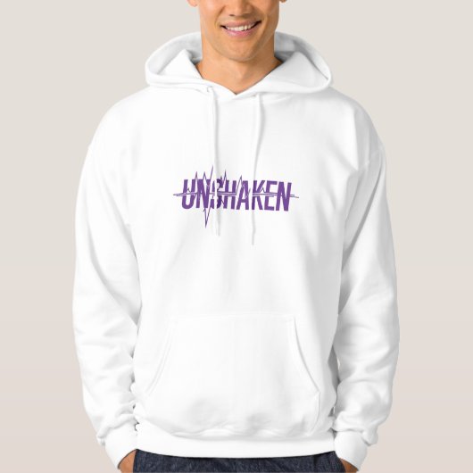 UNSHAKEN – Epilepsy Awareness Purple Day Design パーカ (正面)