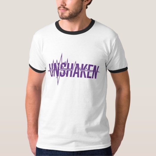 UNSHAKEN – Epilepsy Awareness Purple Day Design Tシャツ (正面)