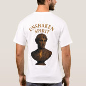 UNSHAKEN SPIRIT – Strength in the Cracks Tシャツ (裏面)