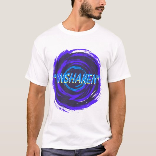 UNSHAKEN | Strong Mindset Motivation T-Shirt Tシャツ (正面)