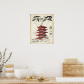 Unshaken - Traditional Japanese Streetwear Design ポスター (キッチン)