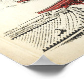 Unshaken - Traditional Japanese Streetwear Design ポスター (角)