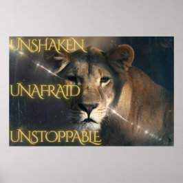 Unshaken.  Unafraid.  Unstoppable. ポスター