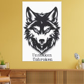 Unshaken. Unbroken キャンバスプリント (インサイチュ (リビング))