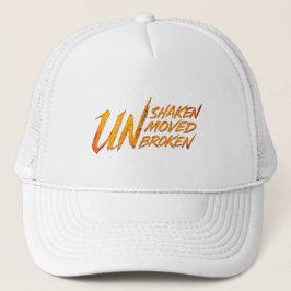 UNshaken. UNmoved. UNbroken – Unbreakable Mindset  キャップ