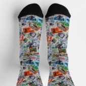 Unsorted stamp collection ソックス (上部)