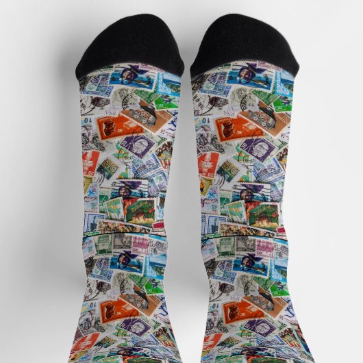 Unsorted stamp collection ソックス (上部)