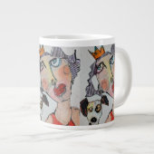 Unspoken Bond 巨大マグカップ ジャンボコーヒーマグカップ (正面右)