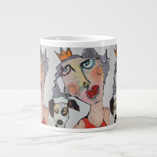 Unspoken Bond 巨大マグカップ ジャンボコーヒーマグカップ (正面)