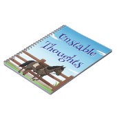 Unstable Thoughts, horse and pasture  ノートブック (左側)