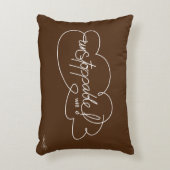 UNSTOPABLE will - CloudS -はっきりしたホワイトスクリプト アクセントクッション (正面(垂直))