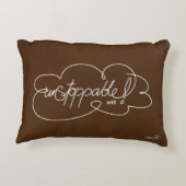 UNSTOPABLE will - CloudS -はっきりしたホワイトスクリプト アクセントクッション (裏面)